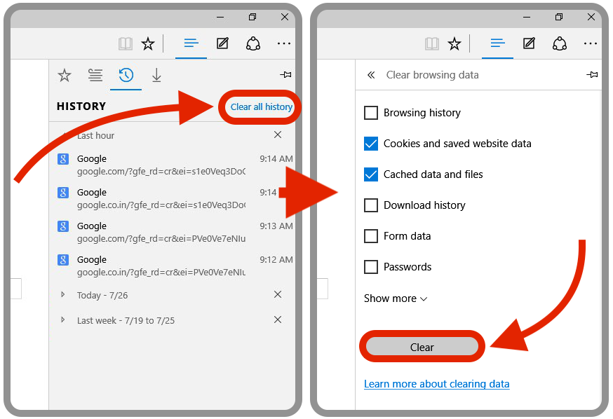 How do I clear my cache? Mango Languages